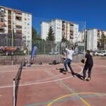 Sesión de Pickleball con el concejal de deportes